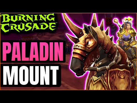 WoW TBC Blood Elf Paladin Epic Mount Guide I Thalassian Charger