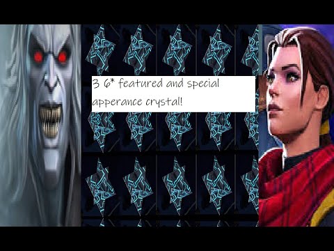 6 Star Special appearance Crystal and 3 6 Star Featured opening!