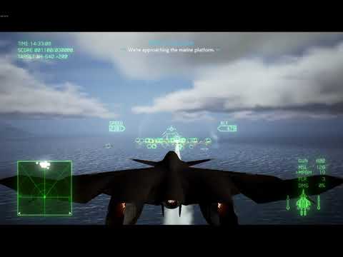 Ace Combat 7 - Using LSWM on Fleet Destruction