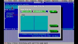 How to Run C program on DOSBOX