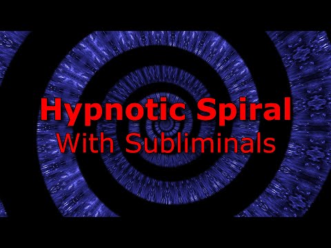 Hypnotic Spiral With Subliminals Relaxation 1 Hour