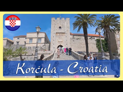 🌴 Exploring Korčula ☀️ Mediterranean Gem in Croatia ✨ Summer Vibes ✨ 4K 60fps