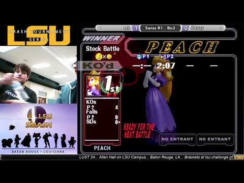 LUST 24 Melee Singles - eet (Peach) vs Dewey (Falco)