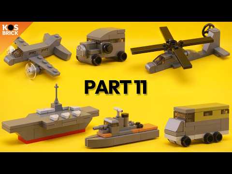 Lego Military Mini Vehicles - Part 11 (Tutorial)