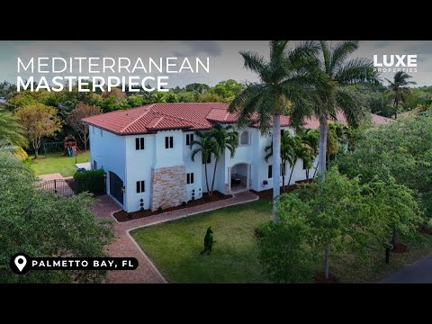 8110 SW 175 Street | Palmetto Bay, FL. 33157 | Florida Dream Home: Luxury Mediterranean Estate