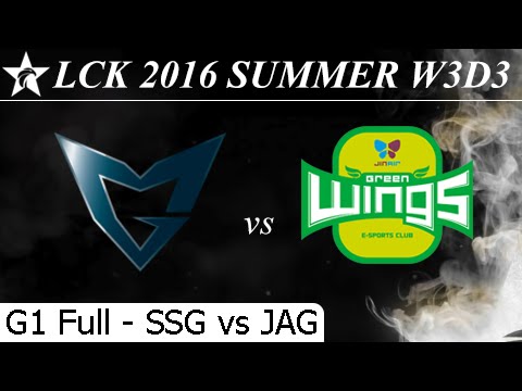 SSG vs JAG Game 1 Full Profile Damage - LCK Summer 2016 W3D3M3 Samsung Galaxy vs Jin Air Greenwings