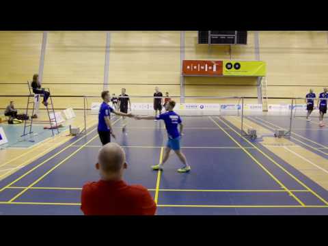 čtvrtfinále extraligy 2017 - Cwalina, Mendrek - Holub, Hubáček - 1. set