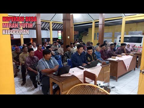 PEMBENTUKAN KOPERASI MERAH PUTIH DESA KEBOCORAN