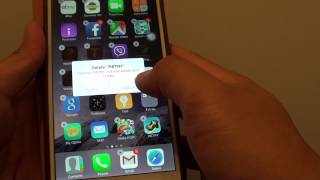 iPhone 6: How to Delete Home Screen App