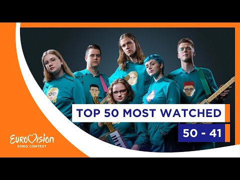 TOP 50 Most watched in 2021: 50 - 41 - Eurovision Song Contest