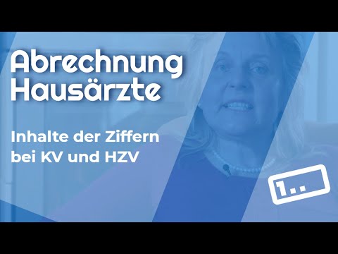 HZV Abrechnung Hausärzte: Unterschiedliche Inhalte der Ziffern bei KV und HZV