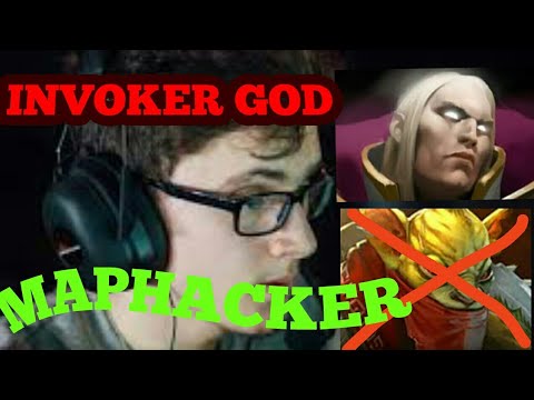 MIRACLE INSANE MAPHACKER INVOKER killing Bounty Hunter