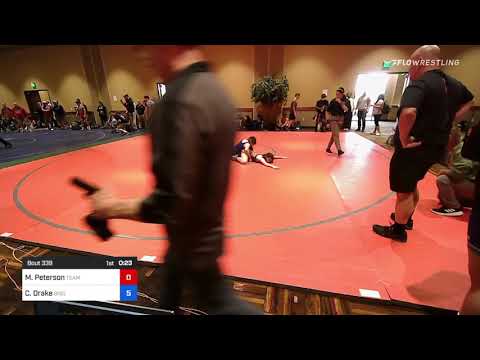 106 Lbs Rr Rnd 5 - Mora Peterson, Team Alpha Girls Wrestling Club Vs Cailan Drake, Bison Training