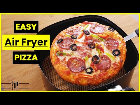 🌟 Discover The Ultimate Air Fryer Pizza Recipe Magic! #airfryerpizza  #pizzarecipe  #cookingmagic
