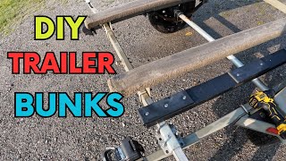 Simple DIY Waterproof Boat Trailer Bunk Boards