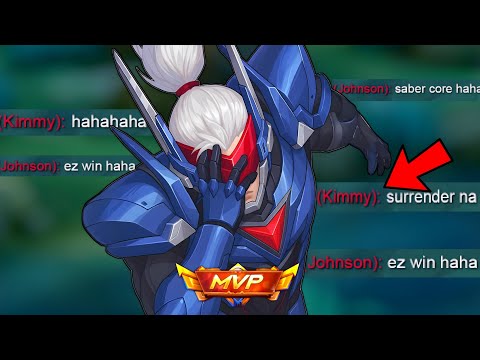 ENEMY THOUGHT MY SABER WAS TRASH (they underestimated my saber)