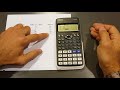 Calculating Mean, Variance and Standard Deviation Using 570 EX Calculator
