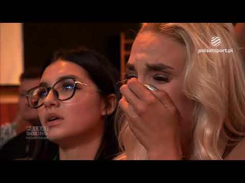 BRUTALNY NOKAUT! Kewin Gibas - Denis Mądry. Skrót walki | Polsat Boxing Promotions 9