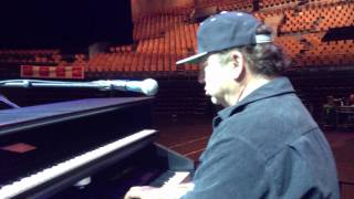 David Paich souncheck LILLE 2013