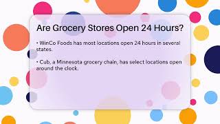 Are Grocery Stores Open 24 Hours - Pocket Friendly Adventures