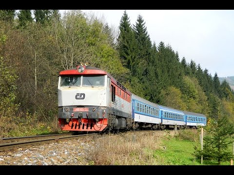 Nasazení lokomotivy 749.107 do jeseníků na spěšné vlaky