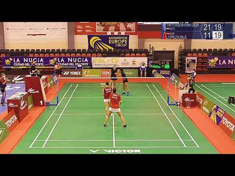 Match point - Tirtosentono / Van Der Aar vs Lopez / Uslé - WD, Final - Spanish Int. 2021