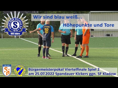 Spandauer Bürgermeisterpokal Spandauer Kickers vs Kladow