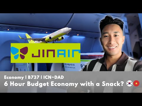 [JIN AIR 진에어] B737-800 | Acesso ao Sky Hub Lounge | ICN para DaNang | LJ077