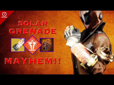Unleash UNLIMITED grenades with this solar warlock build !! | Sunbracers PVE