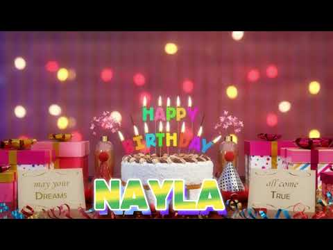 NAYLA Happy Birthday Song with Names 🌟 Happy Birthday to You