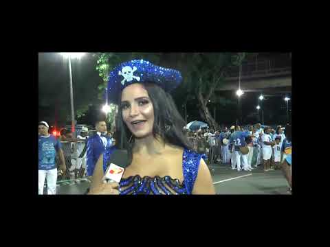Beleza, carisma e samba no pé de Shayene Cesário como destaque de amor a Portela.