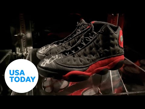 Michael Jordan’s signed game worn sneakers to break auction record USA TODAY