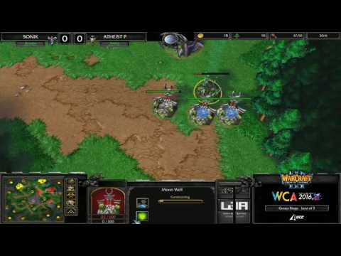 (RU) WCA 2016 EU Warcraft III [N] Sonik vs. Atheist P [H] - Group B