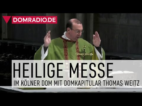 Heilige Messe im Kölner Dom am 07.06.2021 - Domkapitular Thomas Weitz