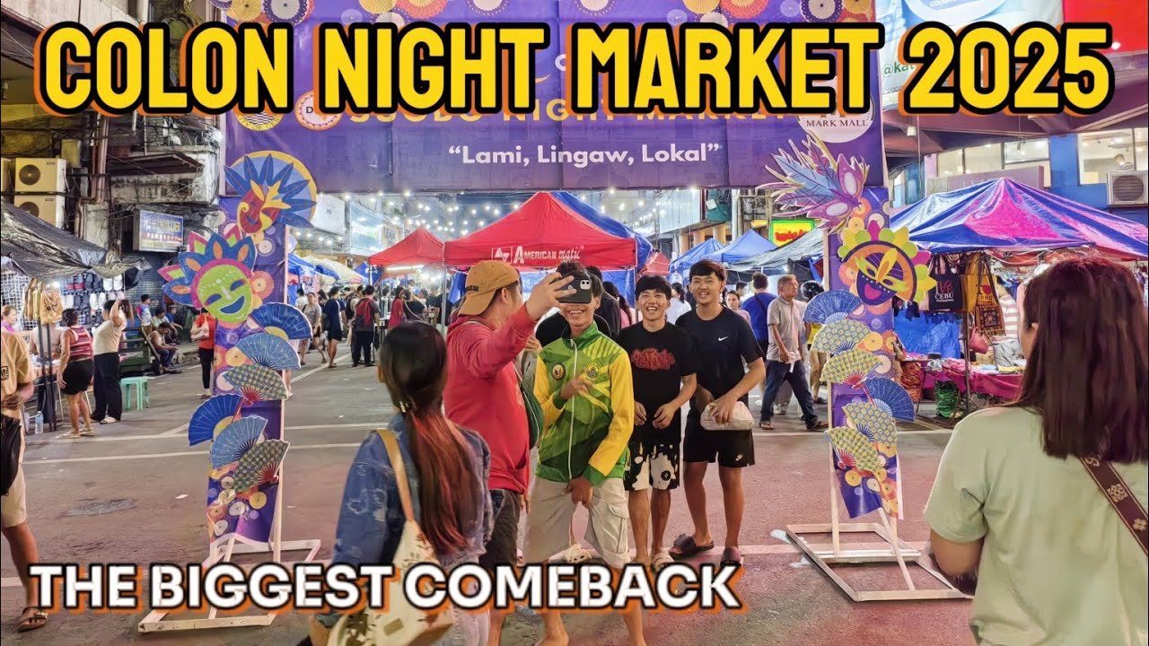 Colon Night Market 2025: Shopping & Local Food You Won't Want to Miss! | Cebu Philippines