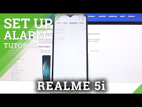 How to Add an Alarm Clock in Realme 5i – Access Clock Settings