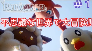 【PALWORLD】不思議な世界で大冒険！＃１