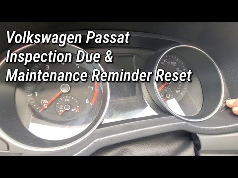 2018 Vw Passat Oil Reset
