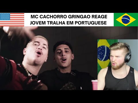 CACHORRO REACT 🐶 Jovem Tralha - Felp 22 & Meno Tody  🇺🇸 | GRINGO REACT Jovem Tralha Matt D🇺🇸