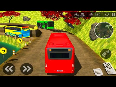 Offroad Coach Bus Driving Simulator 3D | New Bus Games 2024 | Android Gameplay