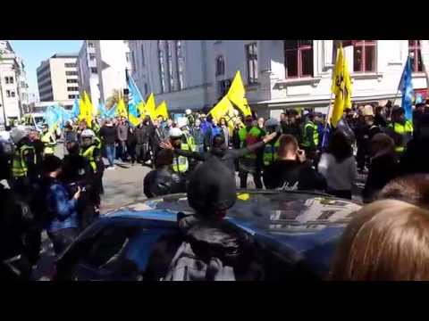 SVP demonstration 1 maj 2014 i Jönköping