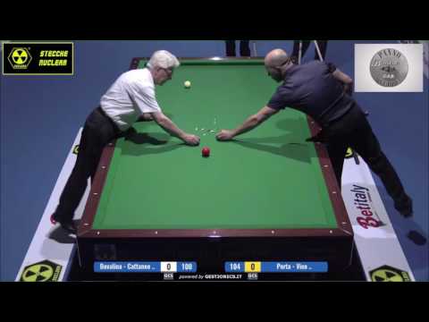 Bovalina - Cattaneo Vs Porta - Vico | Campionato Italiano Biliardo 2016/2017(Torino)