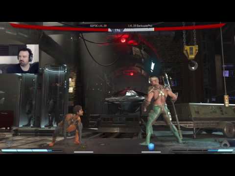 DSP vs. the WORLD In Injustice 2 pt44 - 1st Game of Final Set! Too Bad It's Laggy Shit