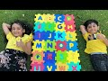 The Scavenger Hunt Game ️ Find The Alphabets In The Park