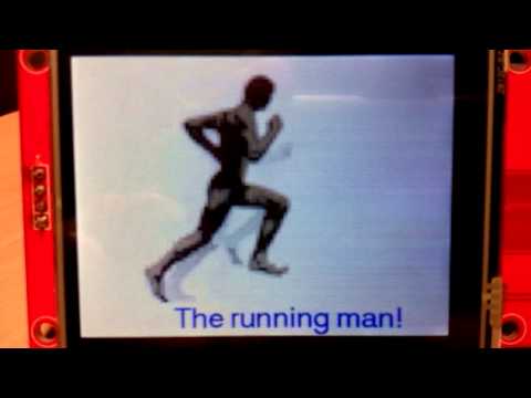 STM32duino / maple mini - running man demo