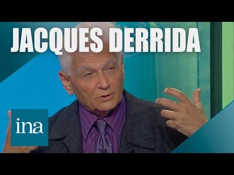 Deconstruction, or thinking about the world differently according to Jacques Derrida | INA Culture