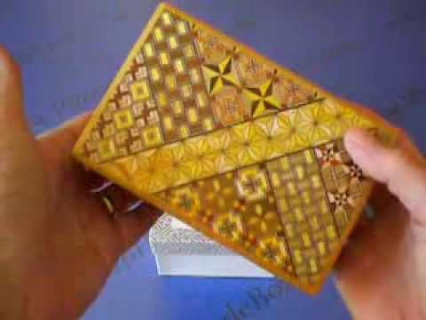 The 5 Sun 4 Step Yosegi Japanese Puzzle Box - SPOILER ALERT !
