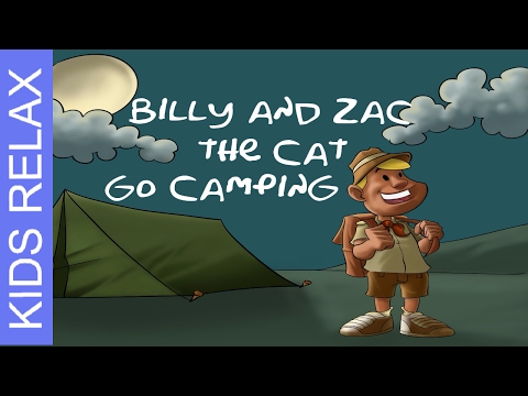 Kid's Adventure Story ✿ Billy and Zac the Cat go Camping ✿ Story No. 2