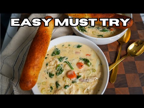 EASY Chicken Gnocchi Soup | Even Better than Olive Garden