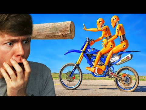 Reacting to REALISTIC CRASHES Caused by DANGEROUS OBJECTS! (BeamNG Drive)